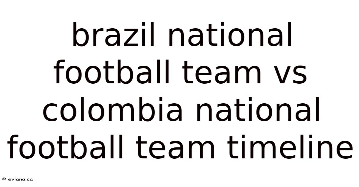 Colombia National Football Team Vs Japan National Football Team Timeline