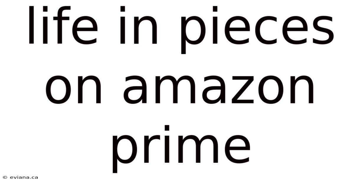 Life In Pieces On Amazon Prime